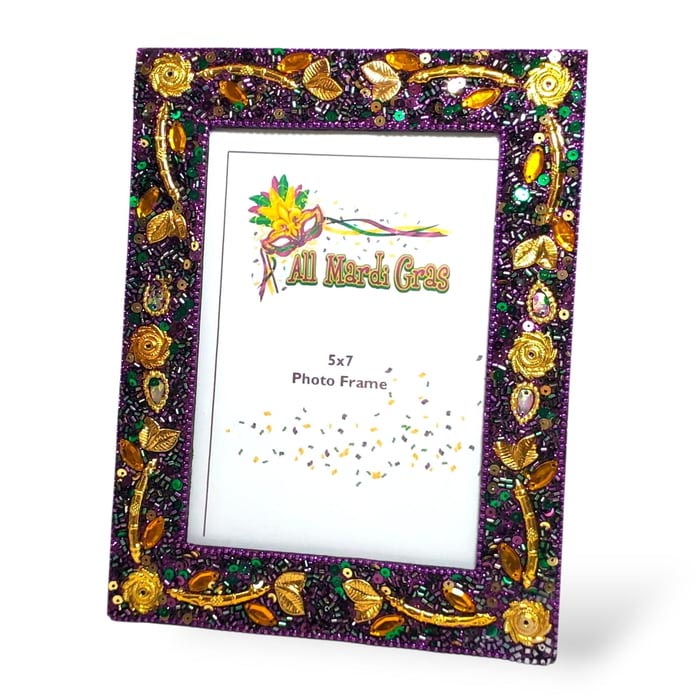 Mardi Gras Pretty in Purple Frame 3 Sizes