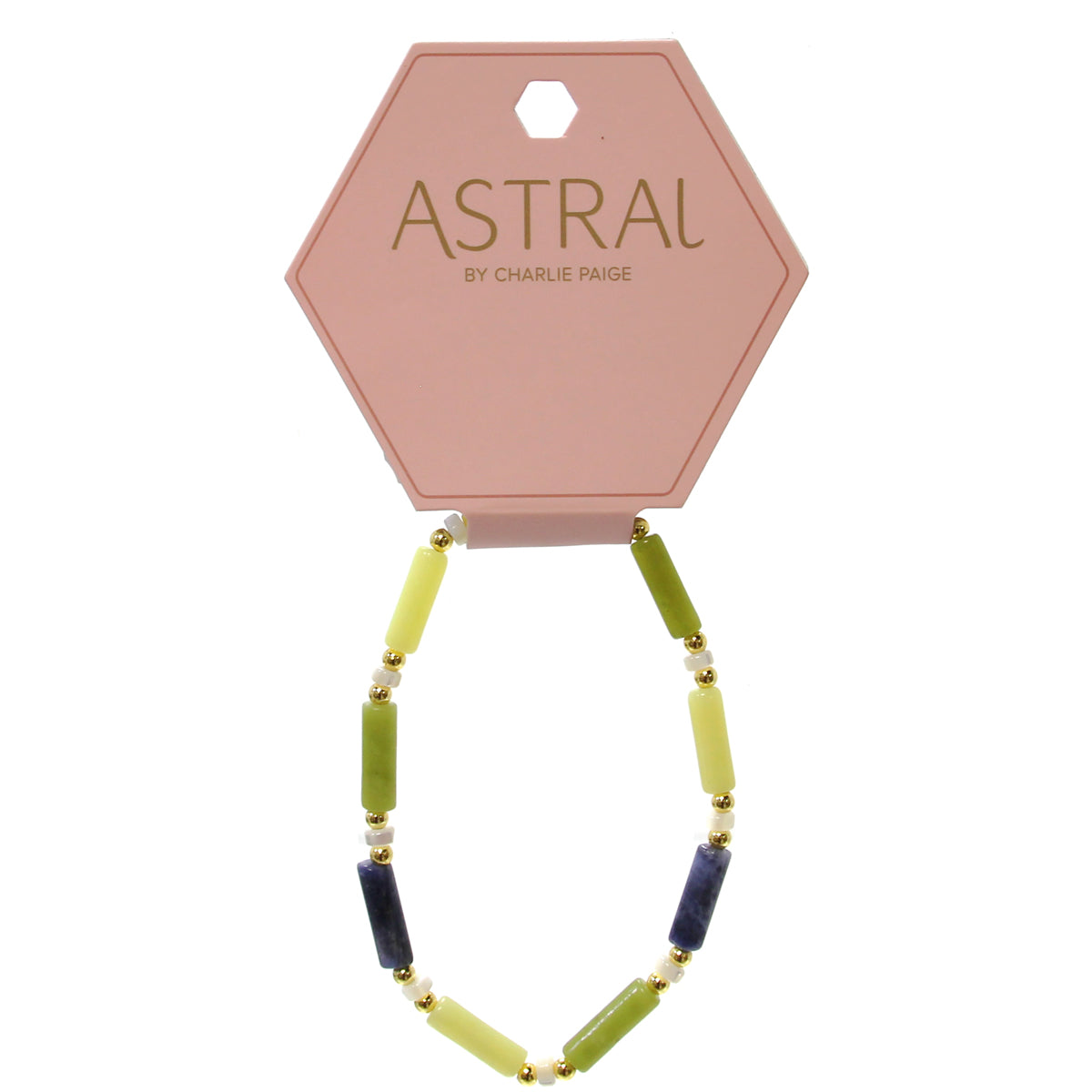 Gemstone Bracelet, 3 Color choices, Charlie Paige Astral