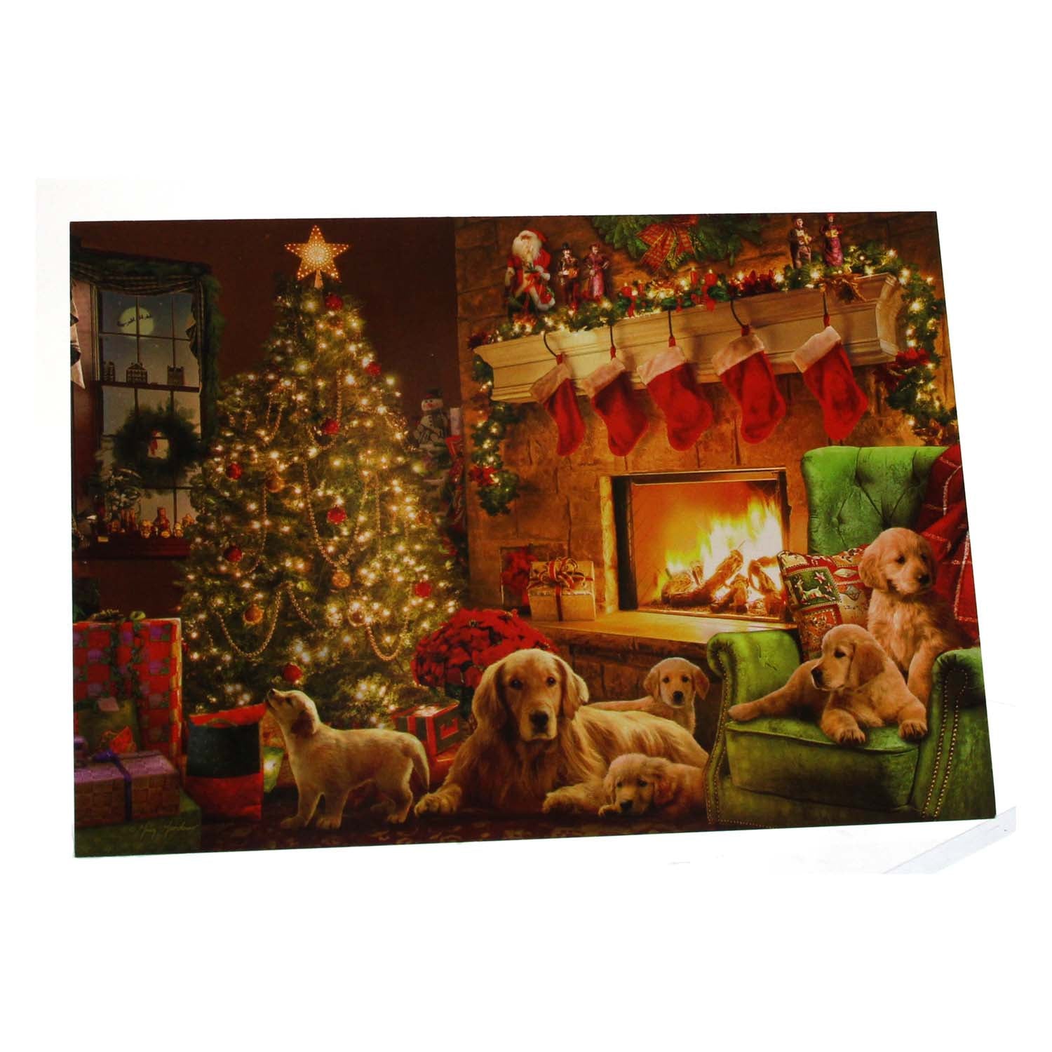 Christmas Boxed Cards, Retriever Dogs, Box of 10