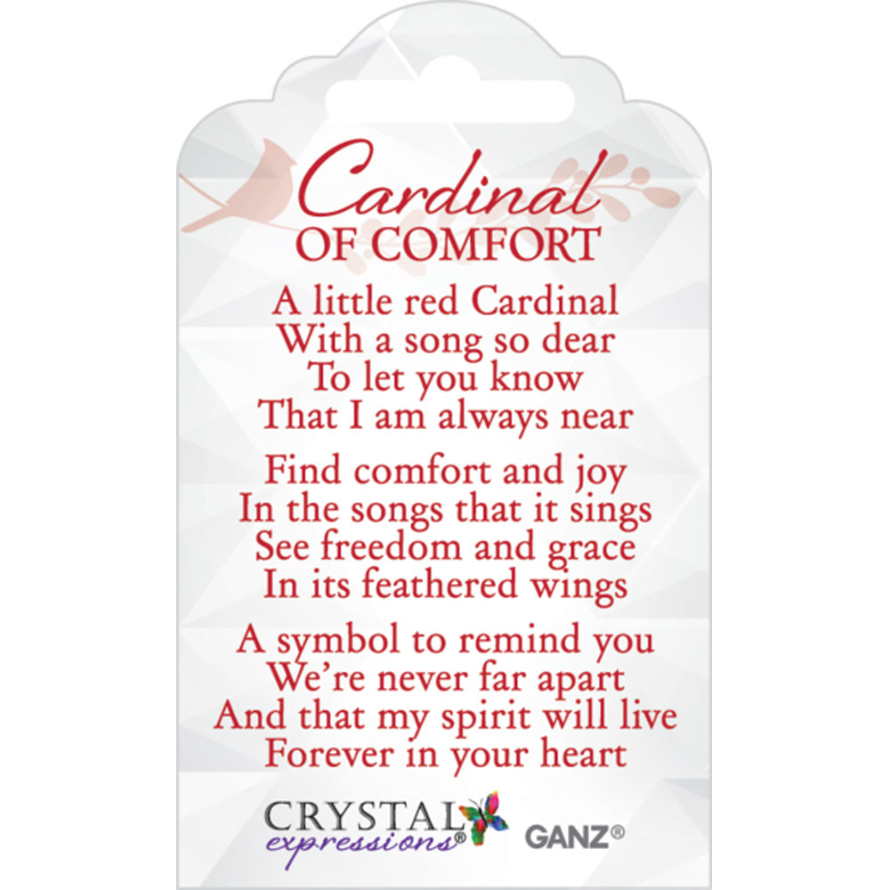 Graceful Cardinal of Comfort Ornament