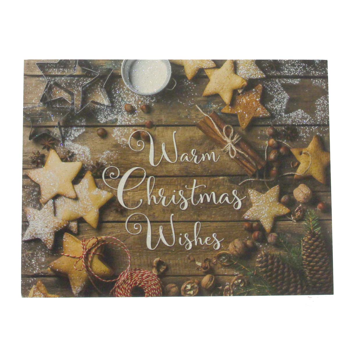 Christmas Boxed Cards, Warm Christmas Wishes, Box of 10, image of cookies & baking