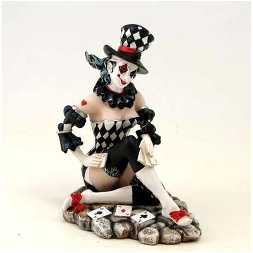 NORTHEUINS Esin Poker Clown Figurines Cirque Magique Joker Poupée