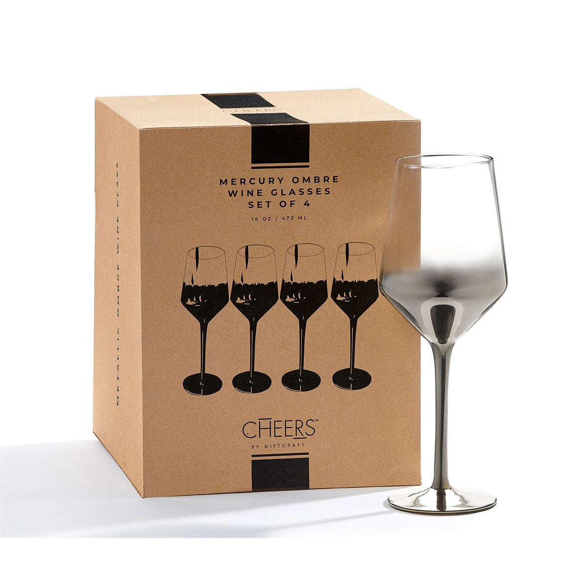 Mercury Ombre Wine Glass Set