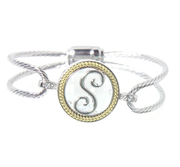 Crystal Monogram Bracelets