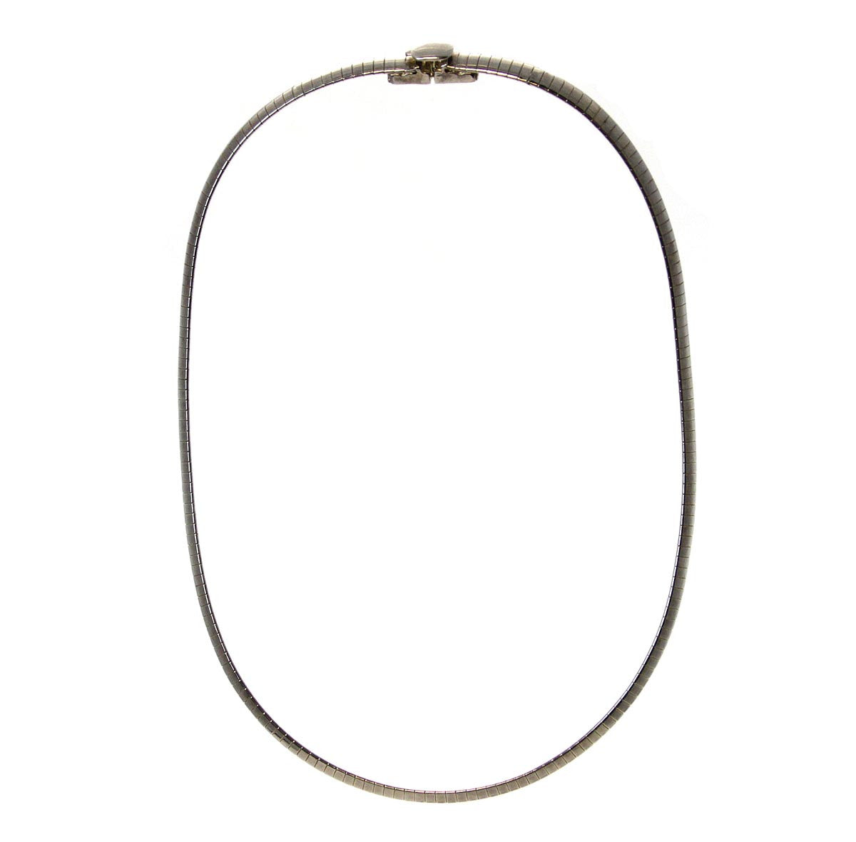 Sterling Silver 16" Domed Omega (6mm)