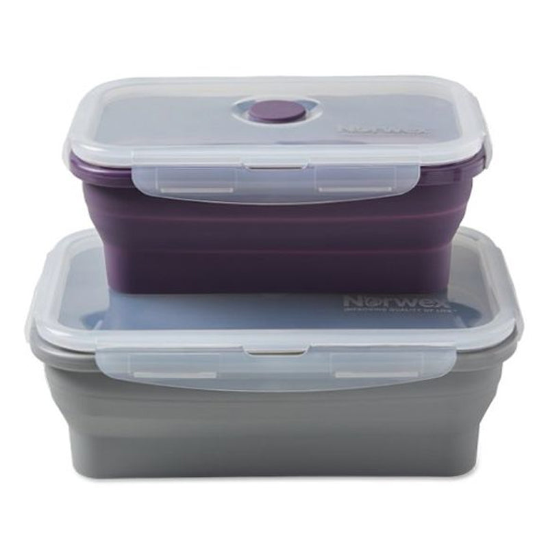 Norwex Silicone Storage Containers, set of 2, L/XL
