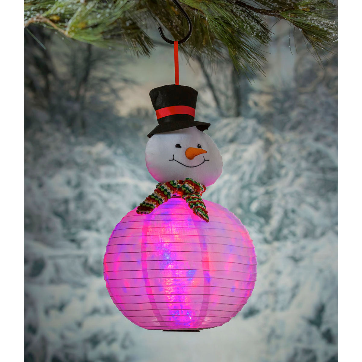 Snowman Beaming Buddies Lantern