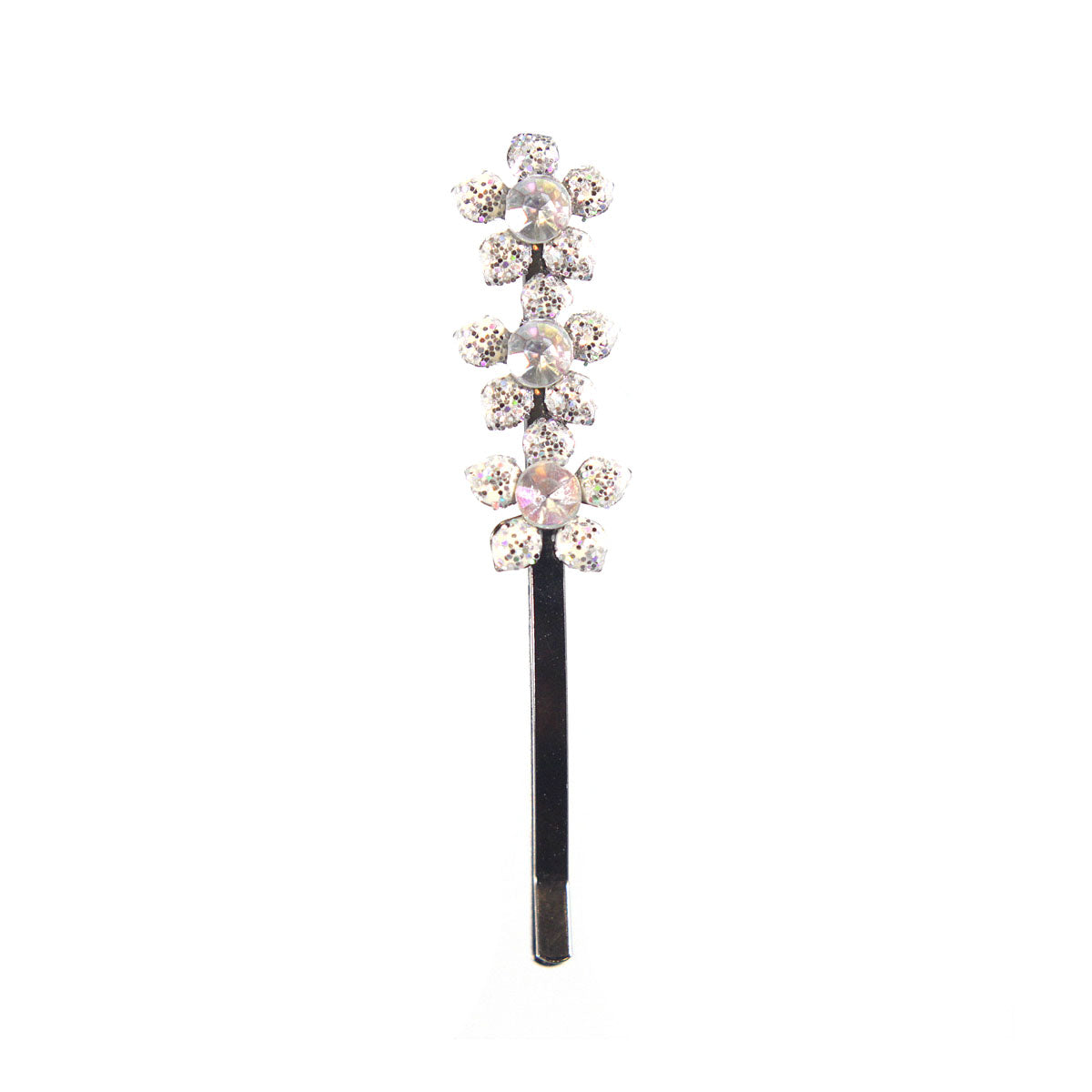 Flower Hair Pin Silver