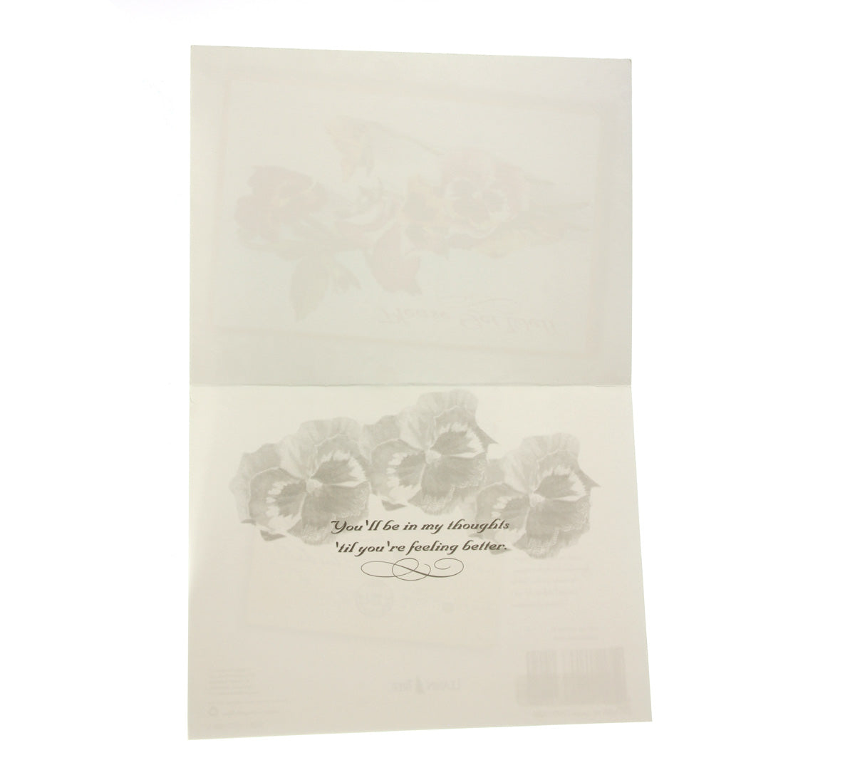 Get Well Card: Please get well, my thoughts of thee are always my best