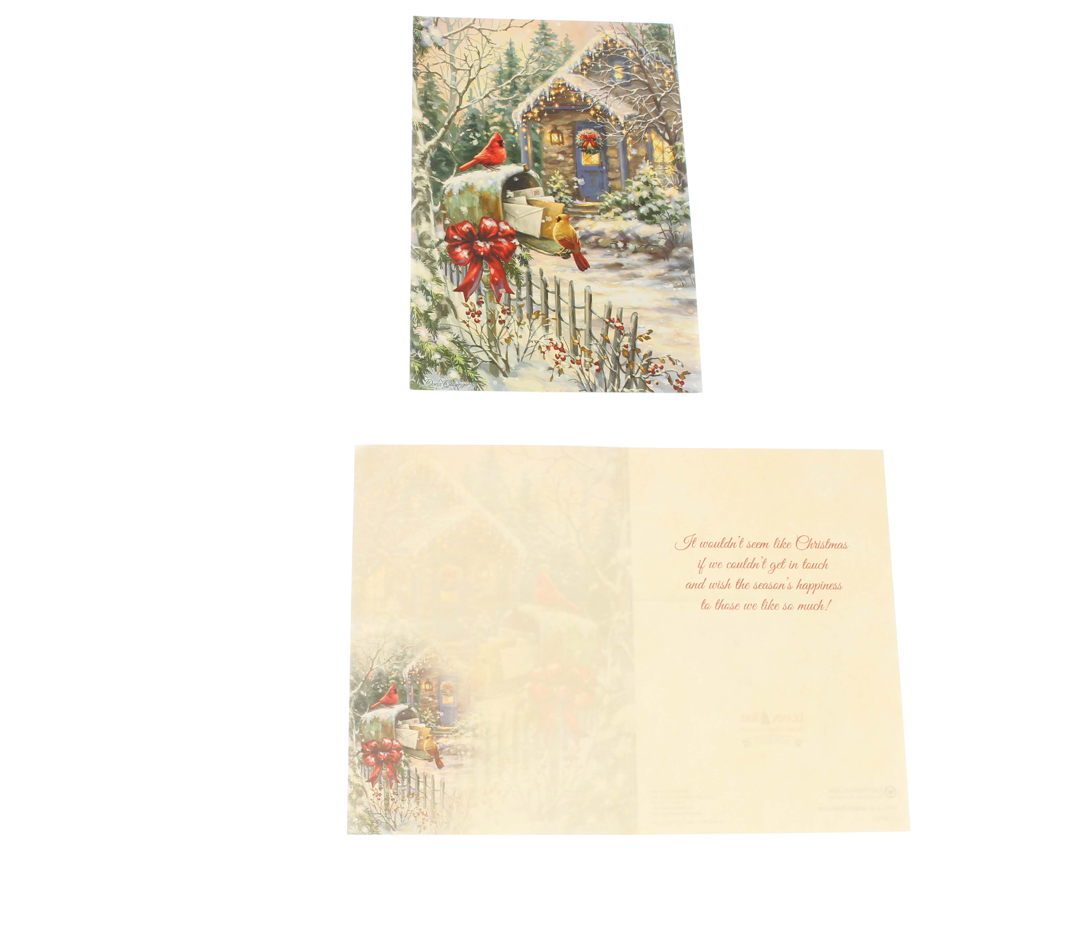 Christmas Cards, Boxed Assortment, 20 Cards/22 Envelopes, by Dona Gelsinger