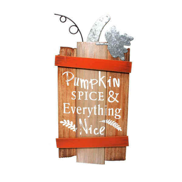 Pumpkin Spice Plaque