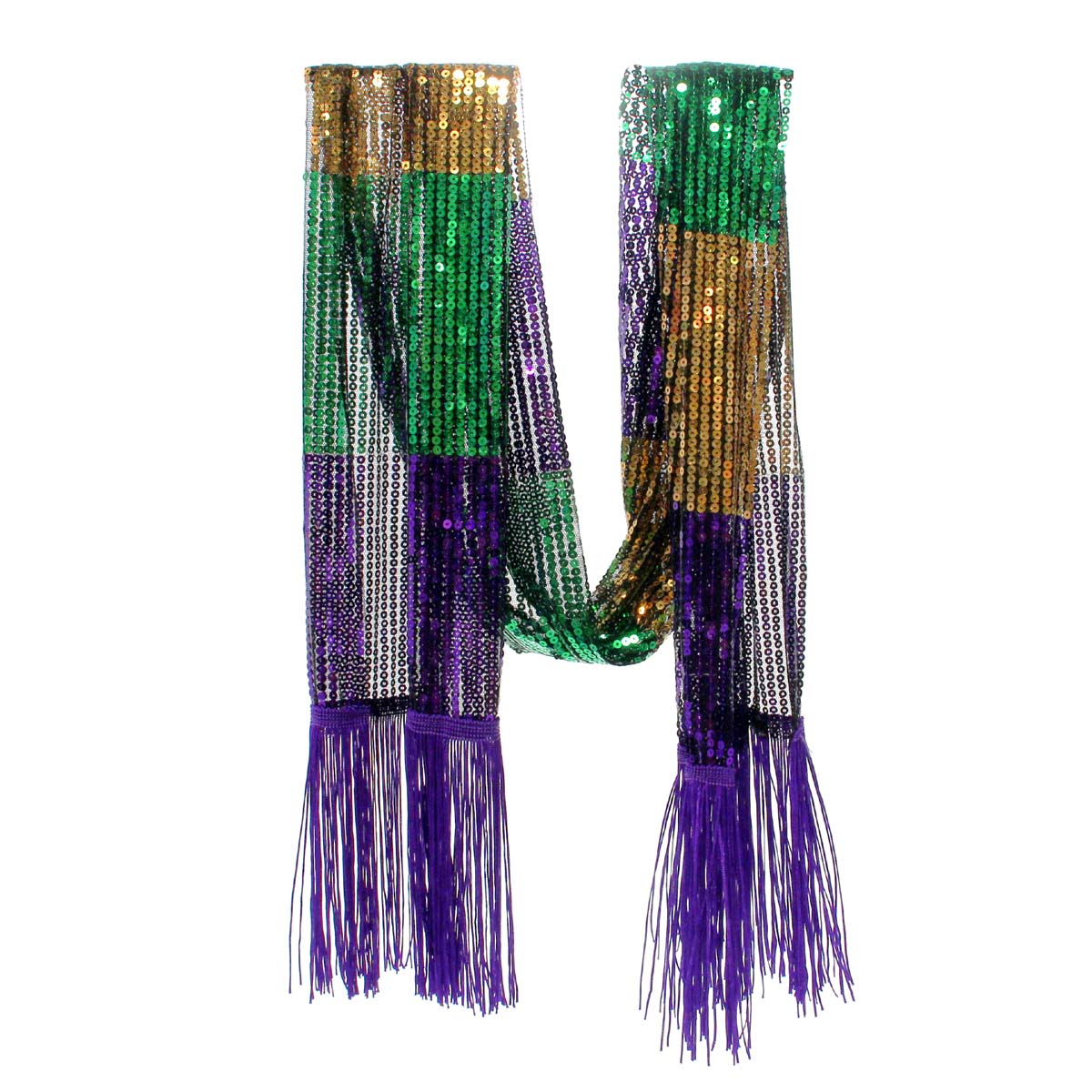 Mardi Gras Flapper Skirt With Fringe