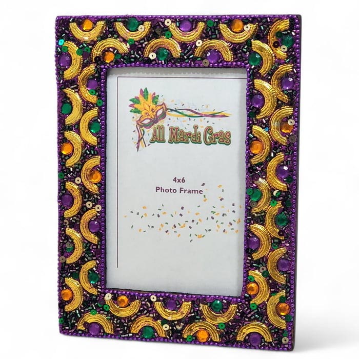 Mardi Gras Half Circle Frame 2 Sizes