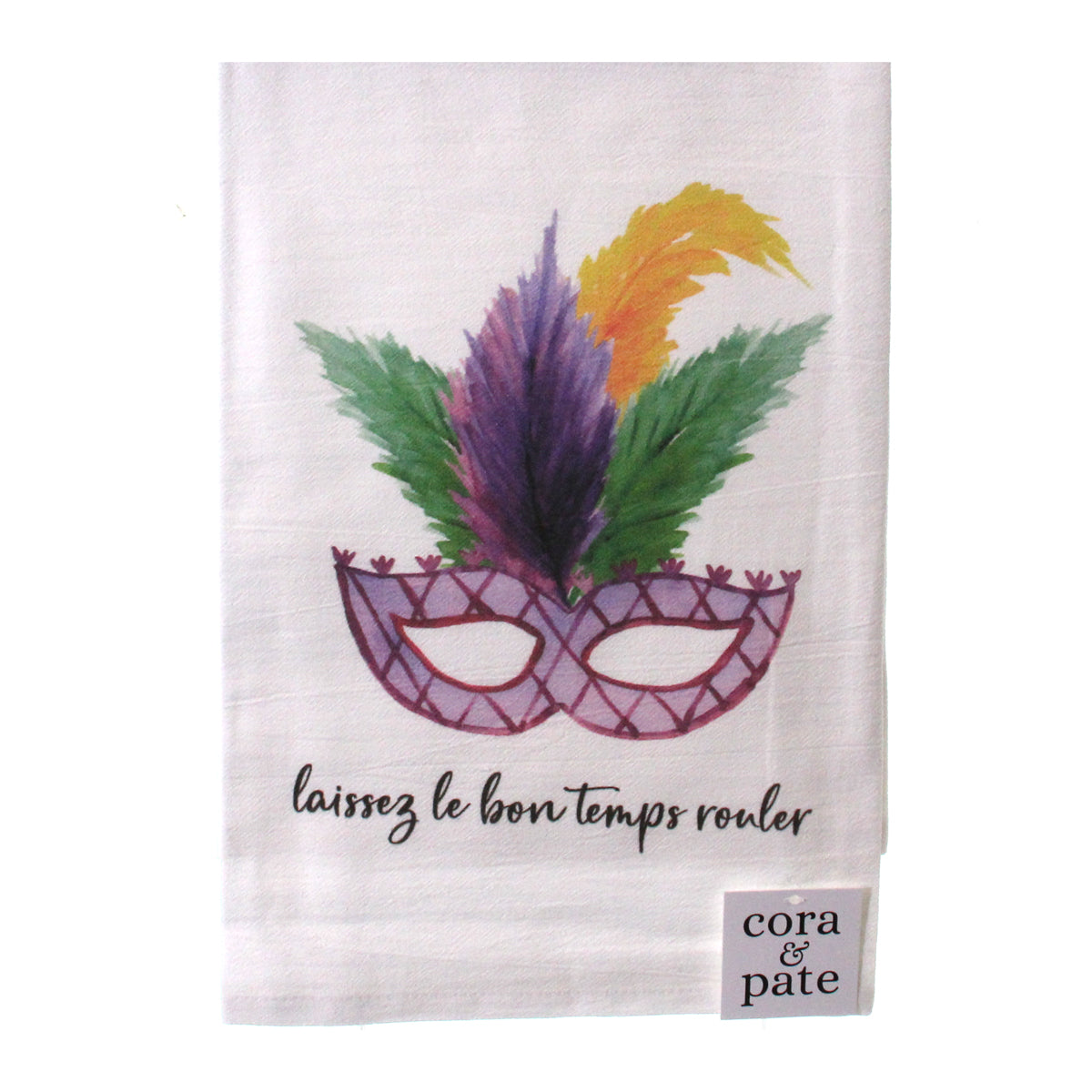 Mardi Gras Flour Sack Towel