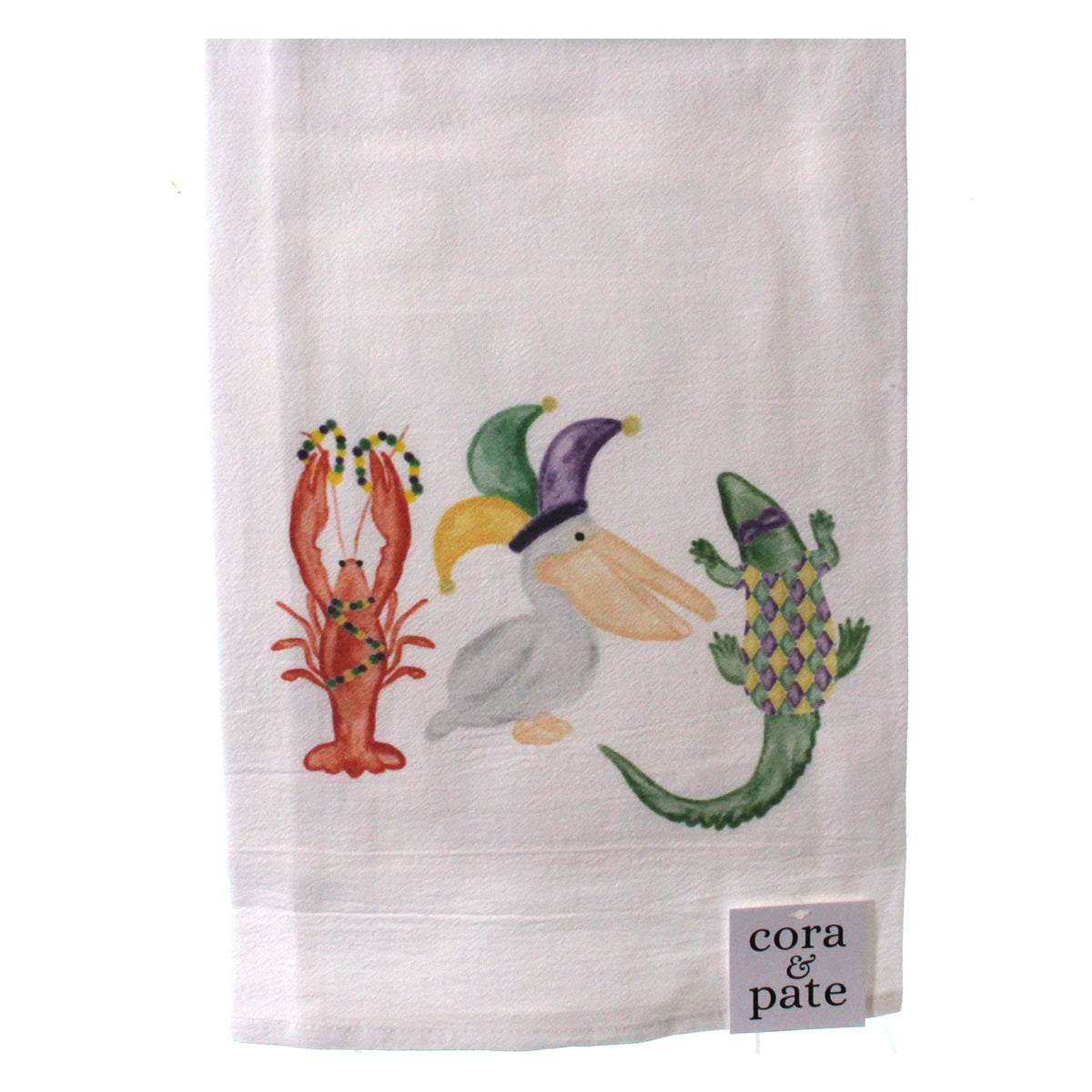 Mardi Gras Flour Sack Towel