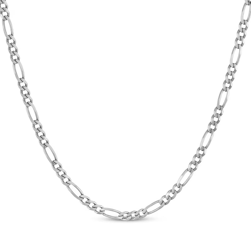 Silver Figaro Chain, 34" 1mm