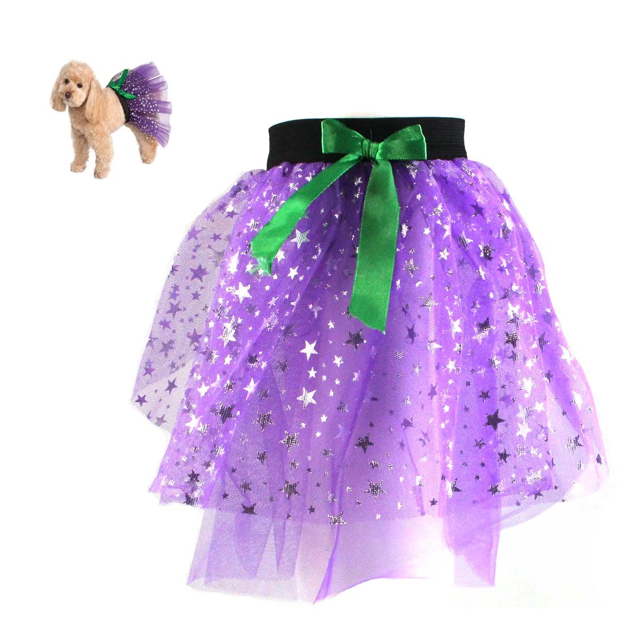 Mardi Gras Dog TuTu