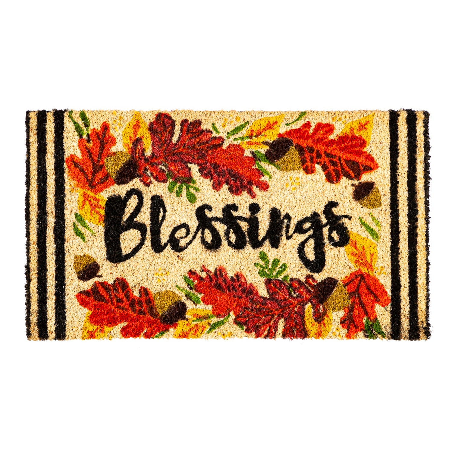 Autumn Blessings Coir Mat