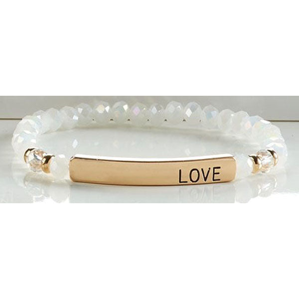 Sentiment Bracelets, 6 choices