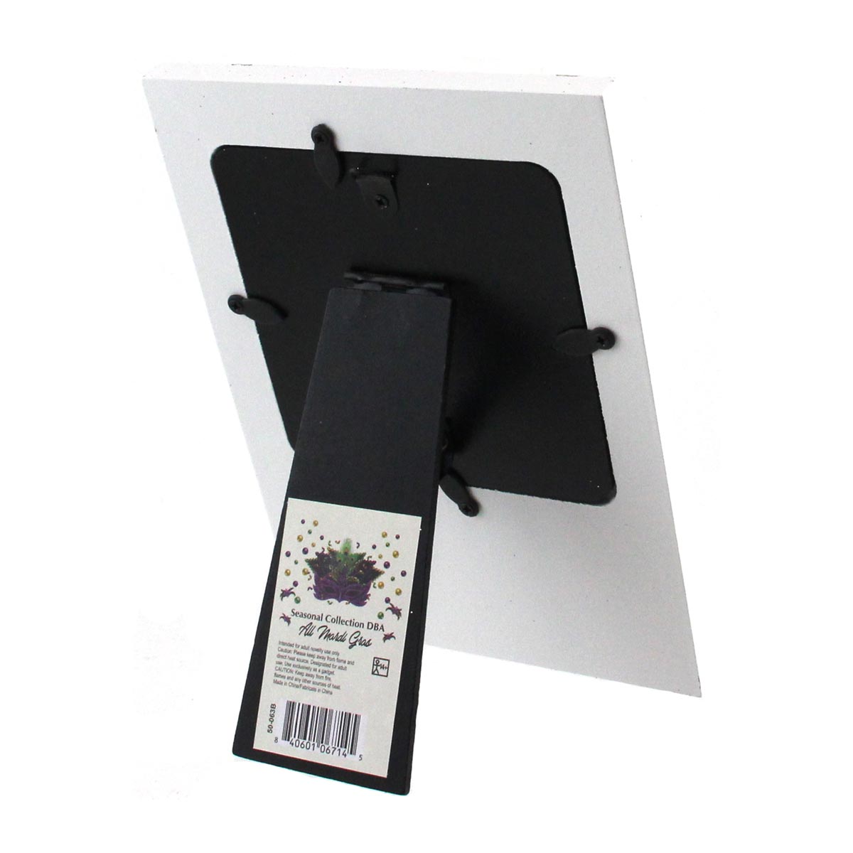 Glitter Harlequin Frame 4"