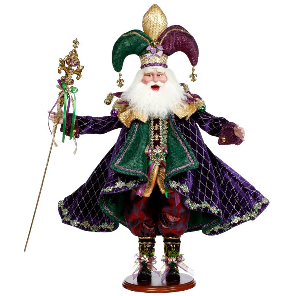 Carnavale Jester Santa - 30 Inches