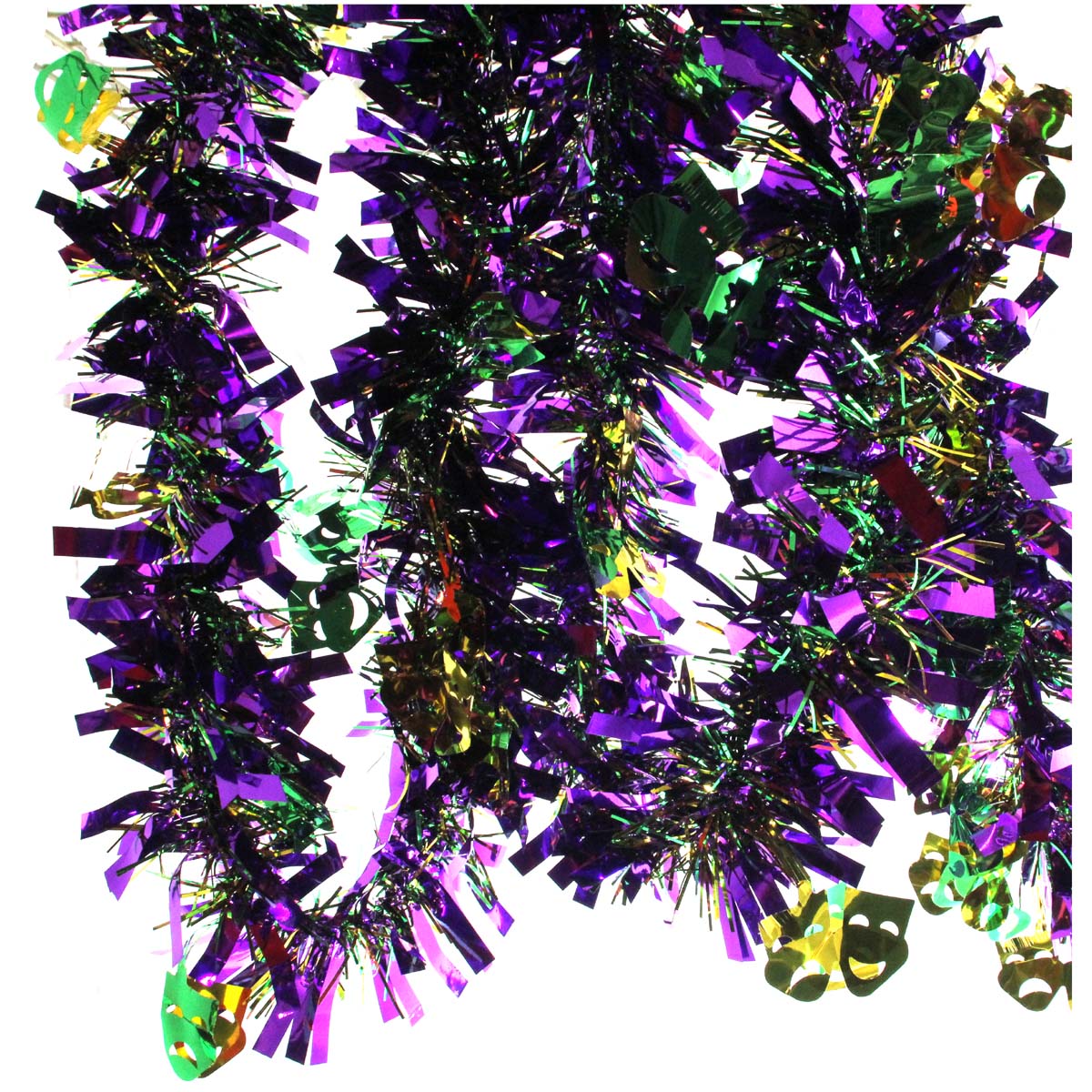 Mardi Gras Garland with Masks