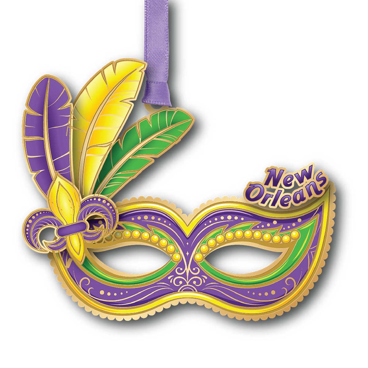 Mardi Gras Mask Ornament