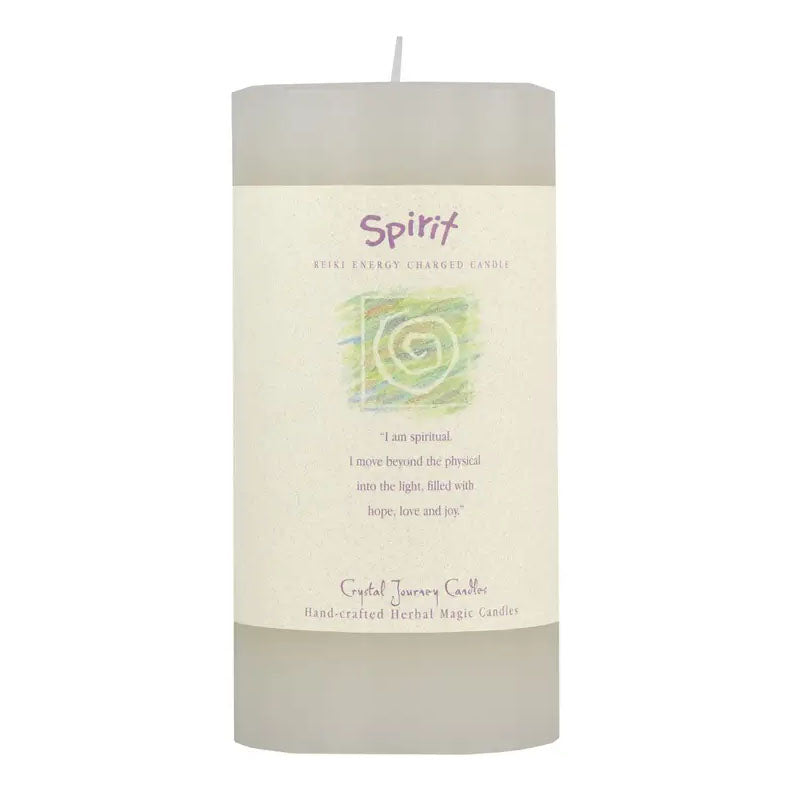 Reiki Herbal Pillar Candle Spirit 3"X 6"