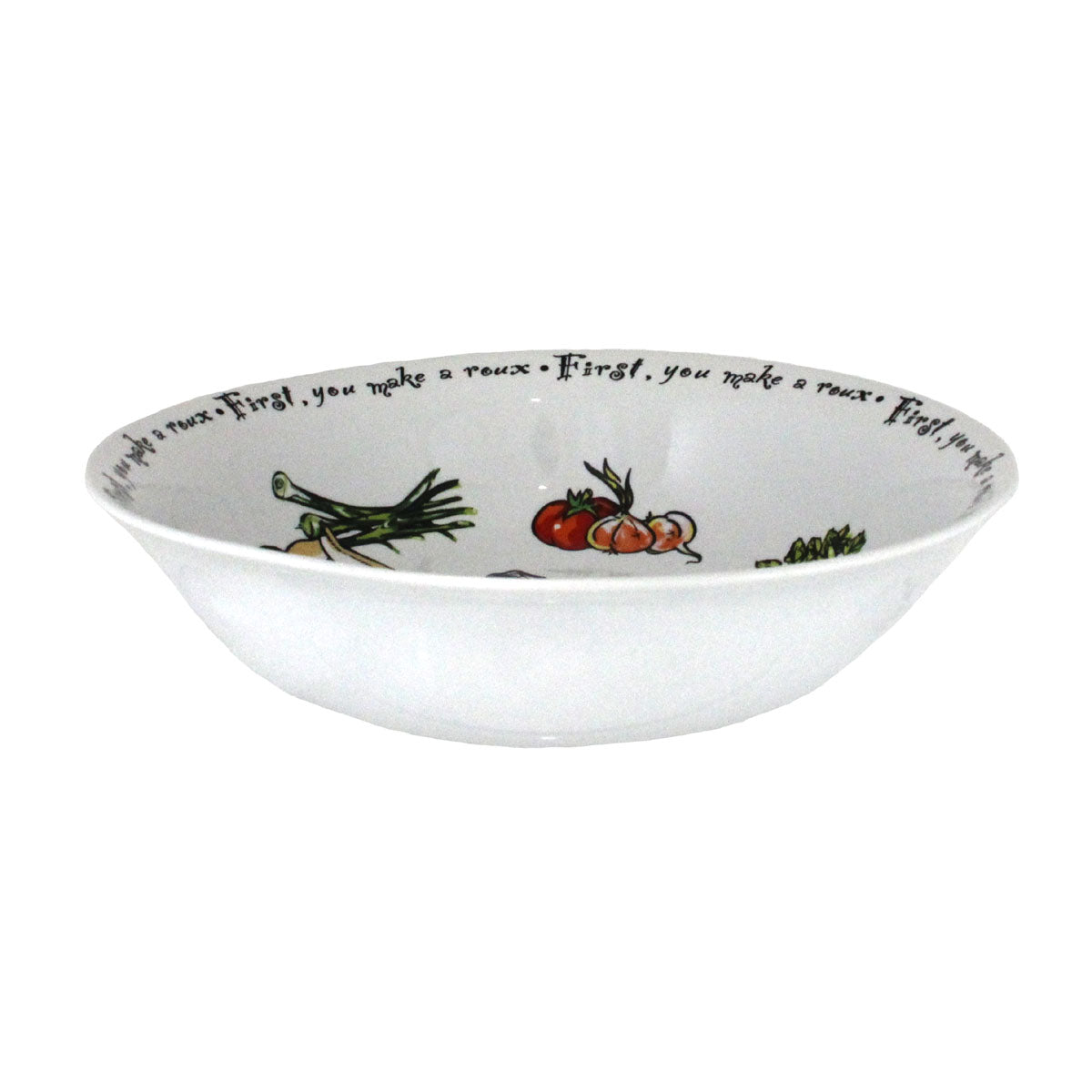 Large Serving Bowl "First, You Make a Roux"