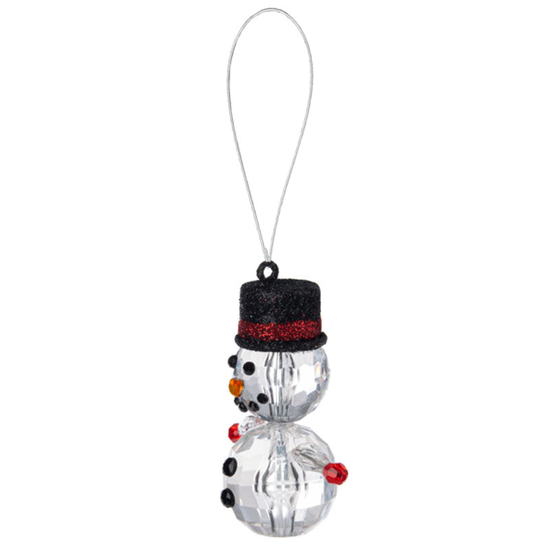 Snowman Acrylic Ornament, Crystal Expressions