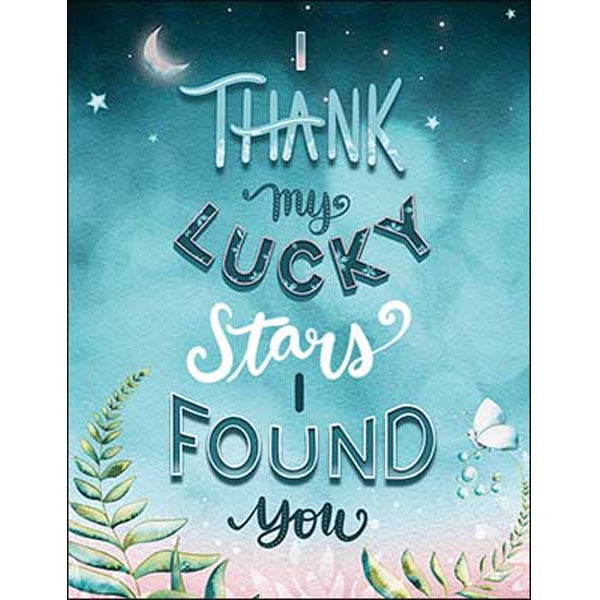 Anniversary Notions Card: I thank my lucky stars...