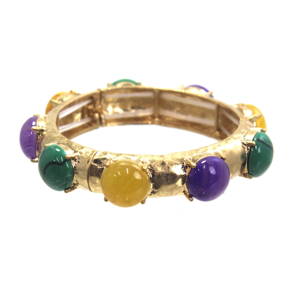 Mardi Gras Stretch Bracelet