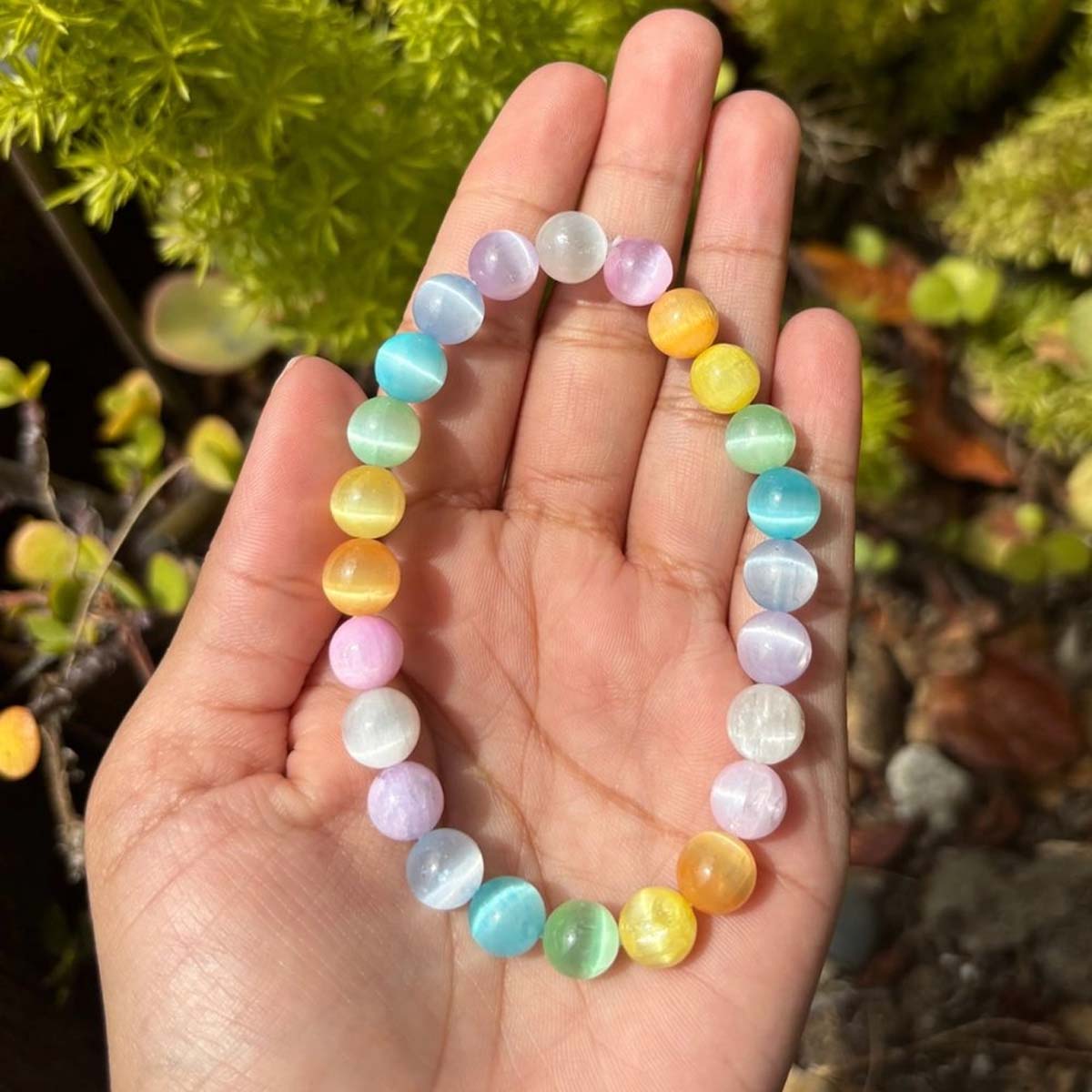 Crystal Bracelet - 8mm Selenite