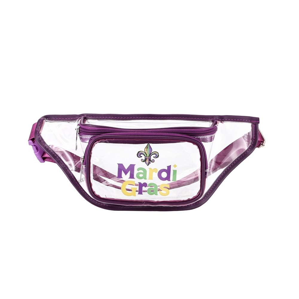 Mardi Gras Fanny Pack Handbag