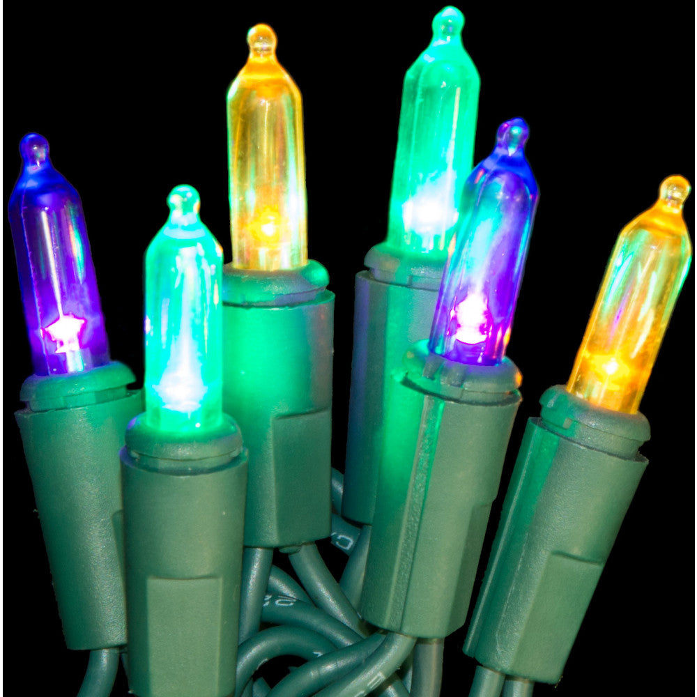 Mardi Gras Mini Lights, LED 40 Light Strand
