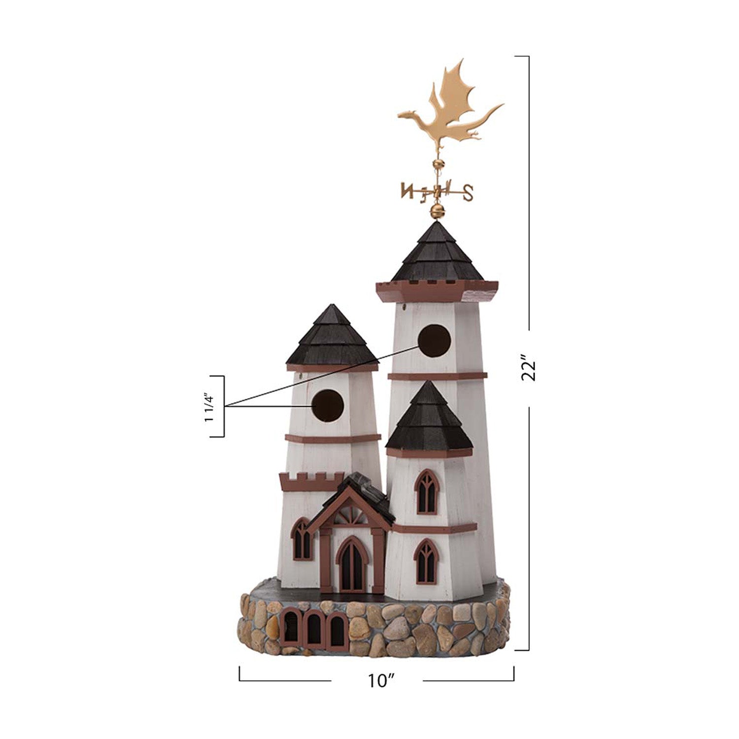 Evergreen Enterprises Castle Birdhouse - Thumbnail 5