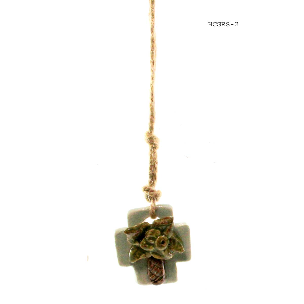 Kimberly Lang's Original Hurricane Cross, Tiny, Green