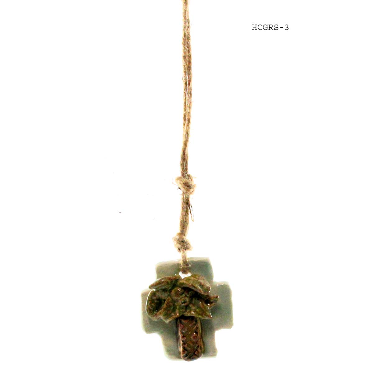 Kimberly Lang's Original Hurricane Cross, Tiny, Green