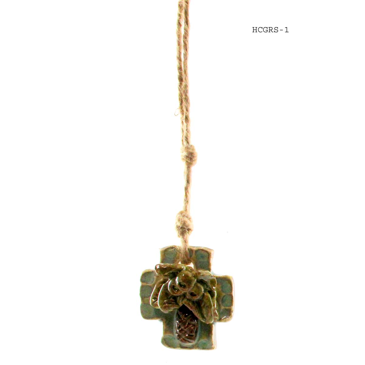 Kimberly Lang's Original Hurricane Cross, Tiny, Green