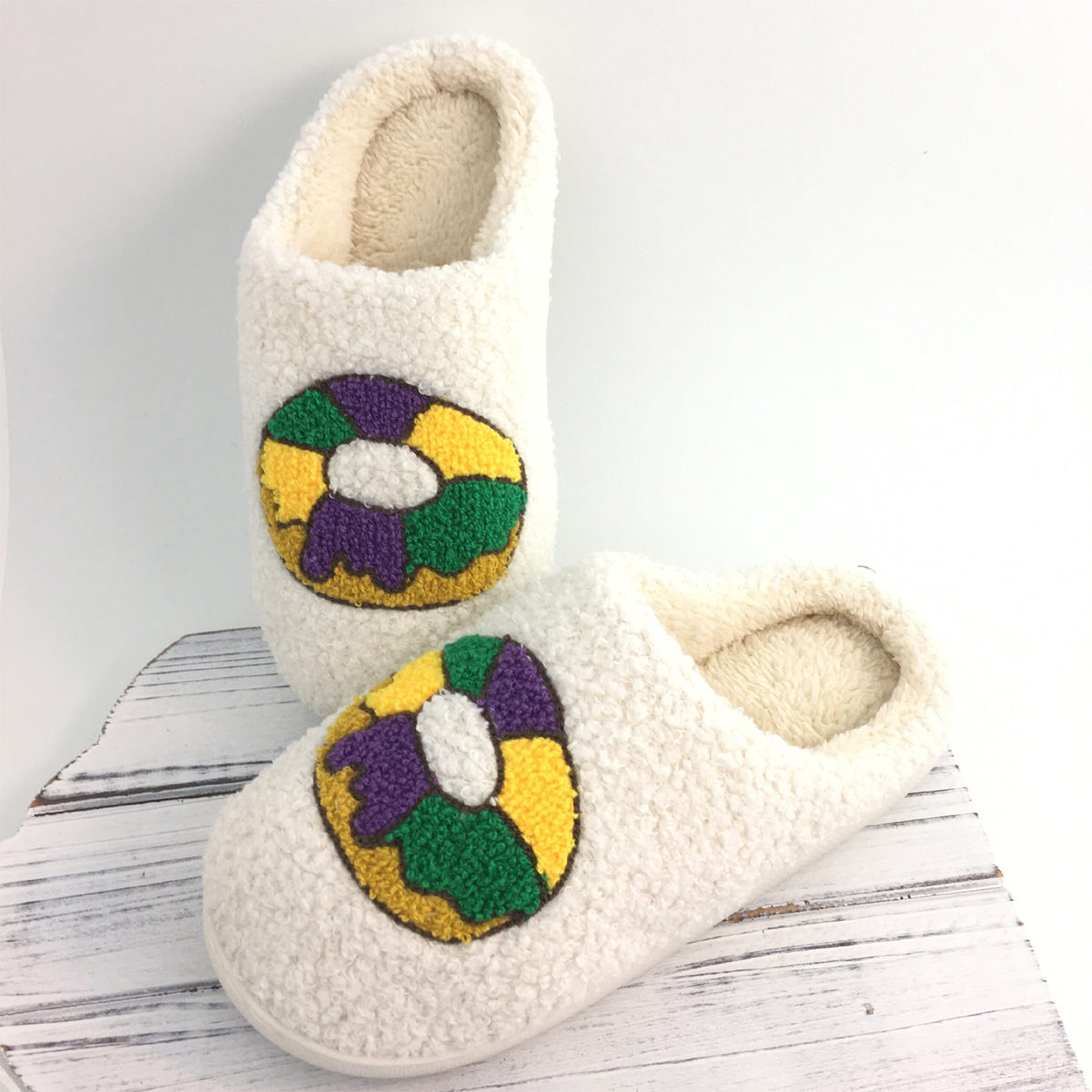 King Cake Slippers