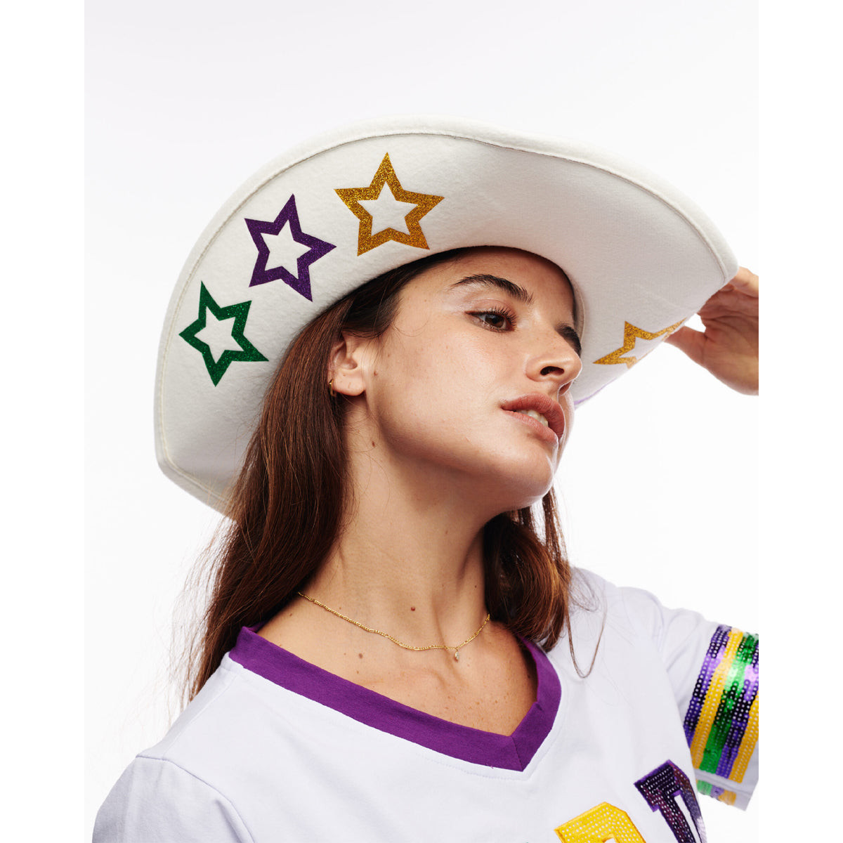 MG Star Cowboy Hat Off-White