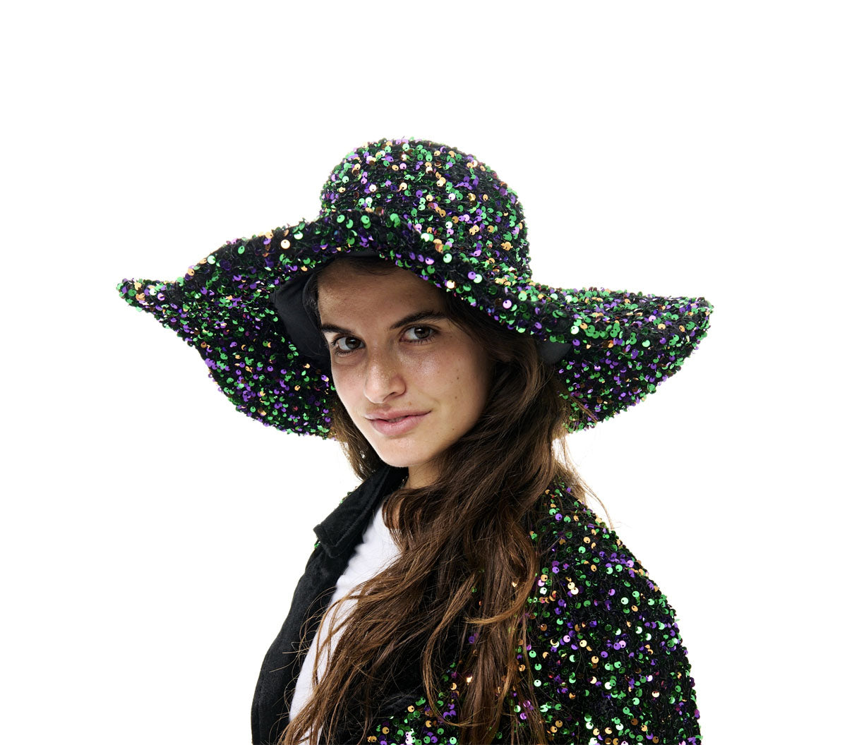 MG sequin sun hat