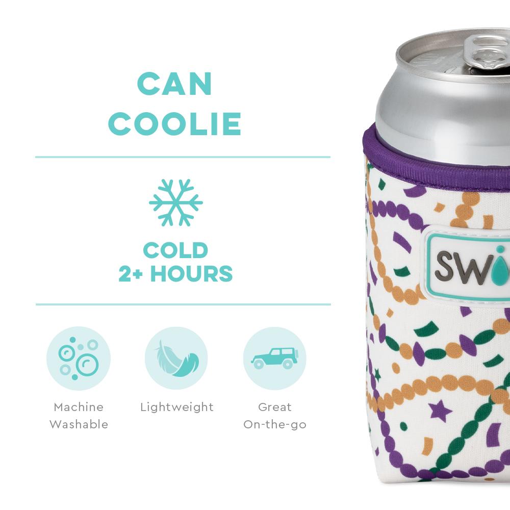 Mardi Gras Swig Can Coolie 2 designs