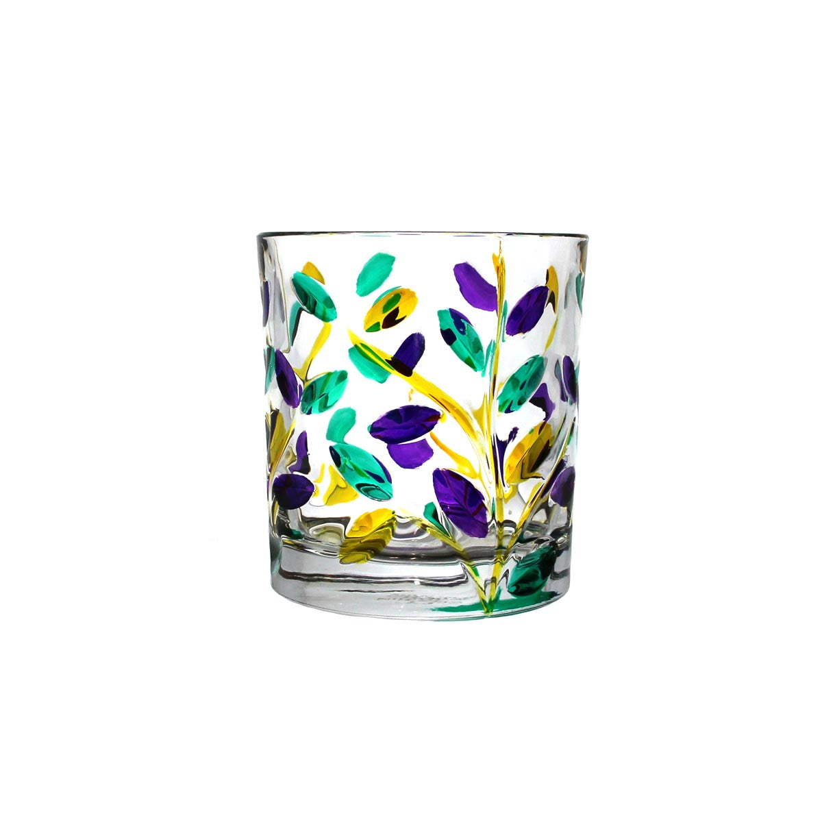 Mardi Gras Tree of Life Double Old Fashion - Whisky glass