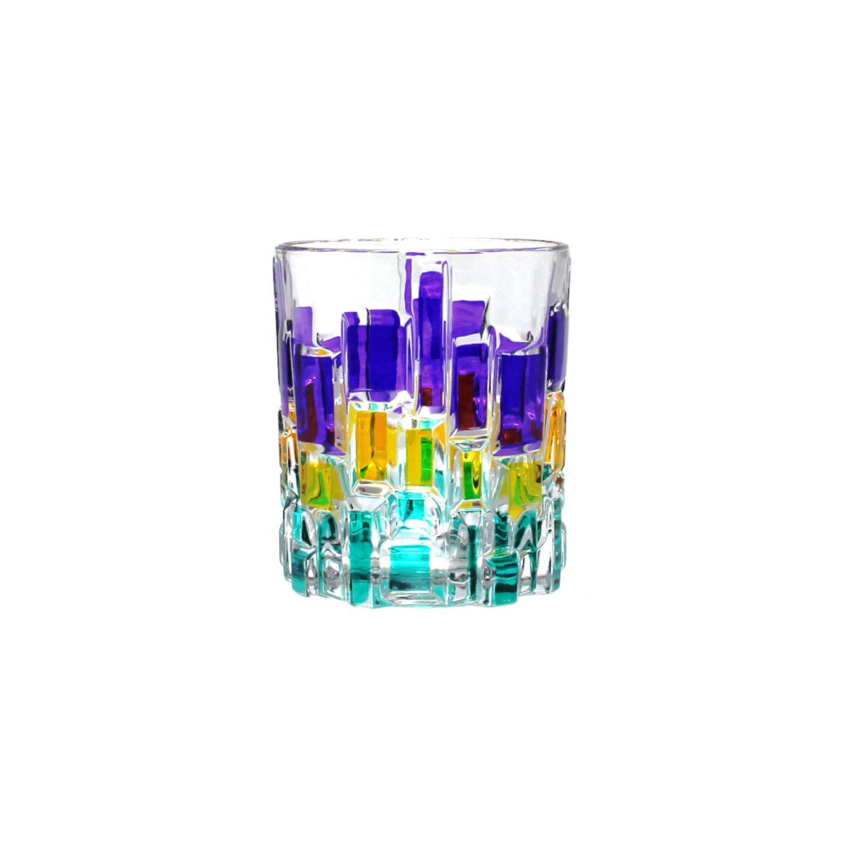 Mardi Gras Frank Lloyd Wright Whiskey/Double Old Fashioned Bicchiere