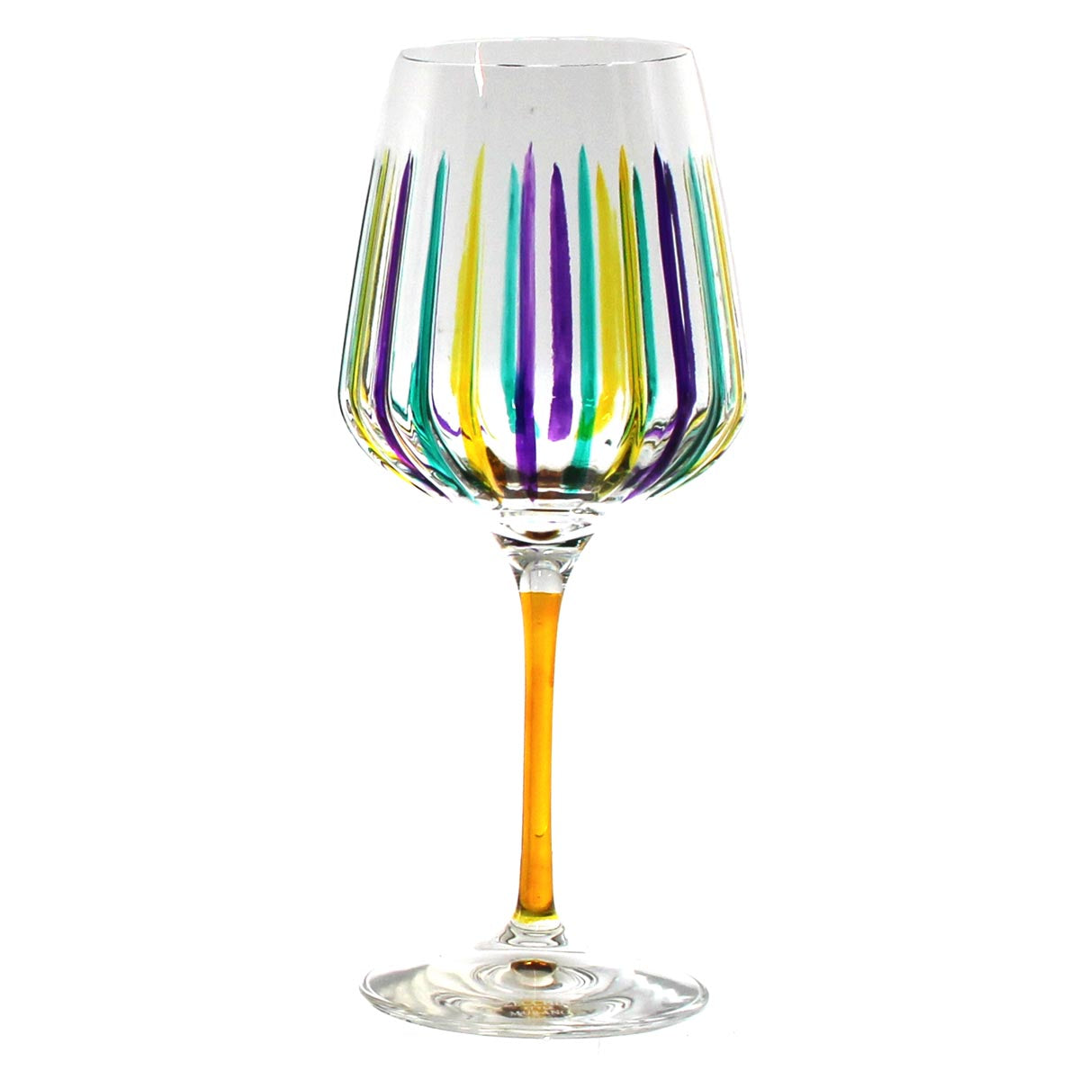 Mardi Gras Timeless Wine Calici