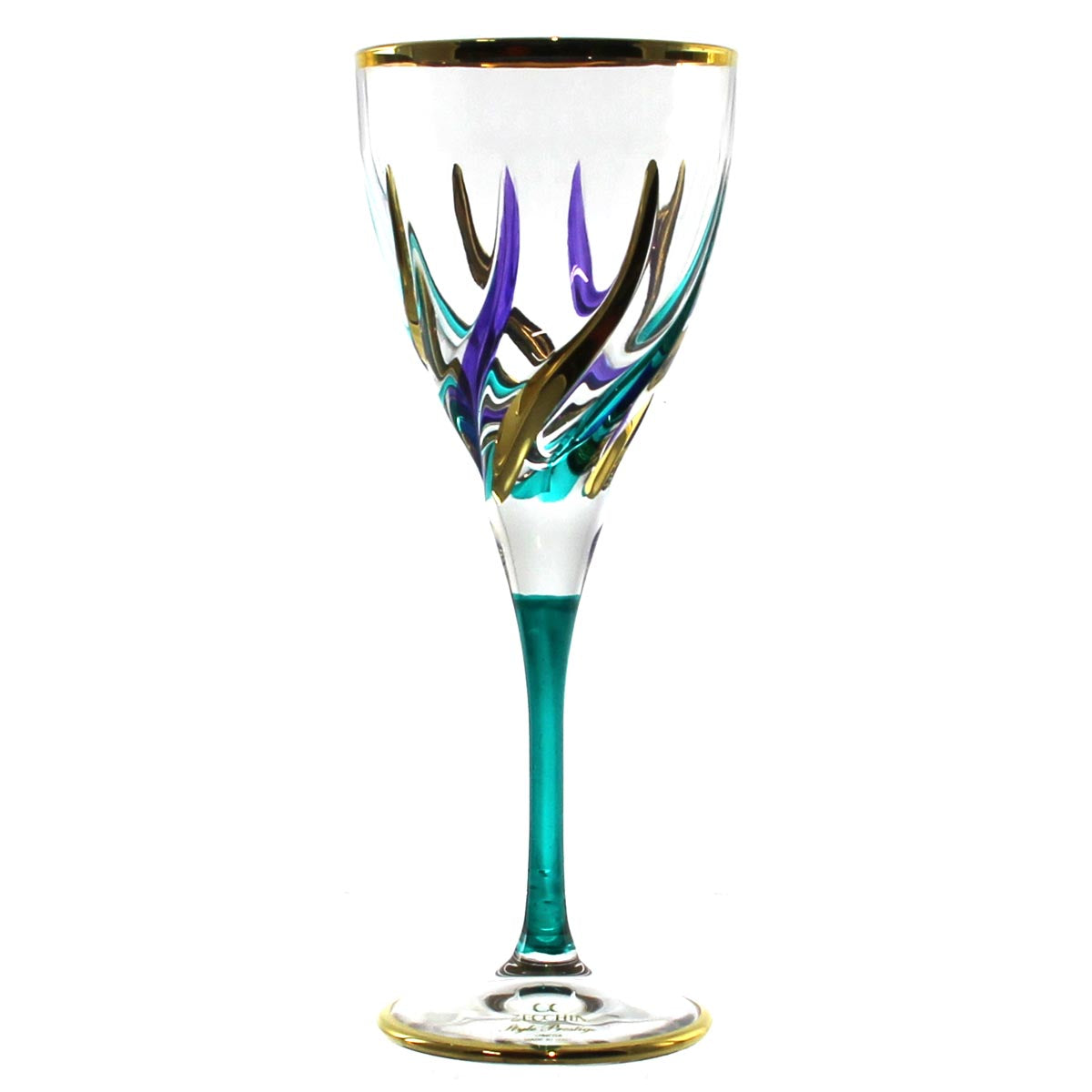 Mardi Gras Trix Wine Glass Calice Liquore