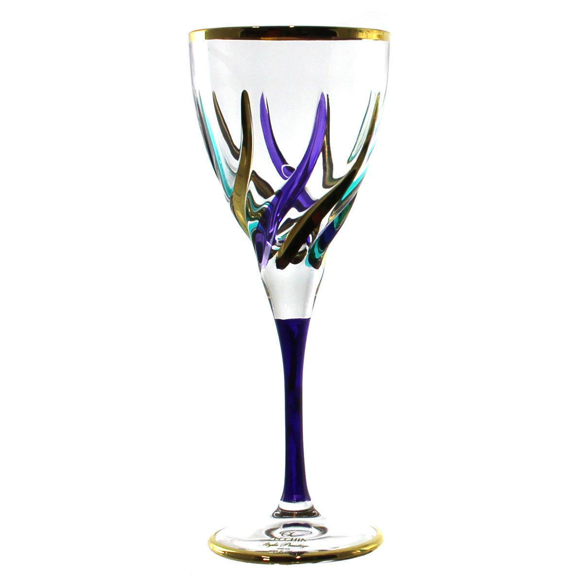 Mardi Gras Trix Wine Glass Calice Liquore