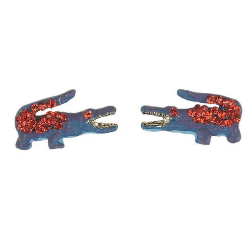 Alligator Earrings