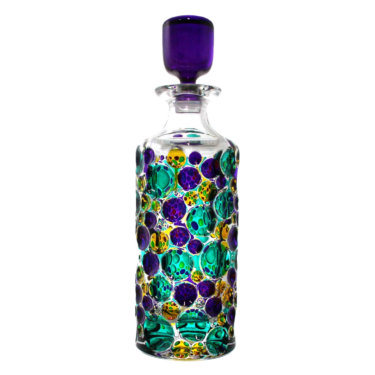 Mardi Gras Kaleidescope Decanter